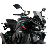 PUIG HI-TECH PARTS New Generation Sport Windshield - 14" - Dark Smoke - MT-10/SP 21361F